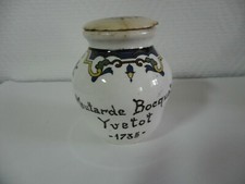  Ancien moutardier pot à