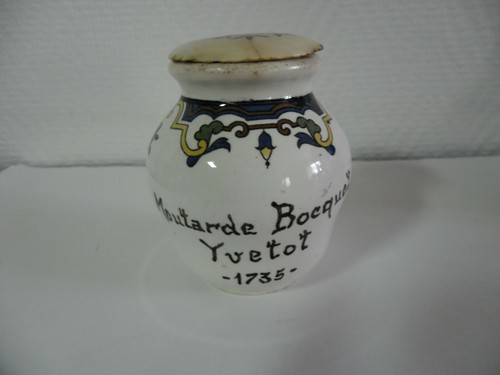 Ancien moutardier pot - ,
