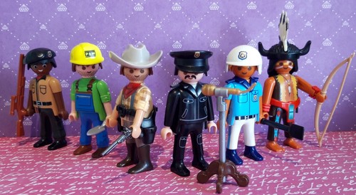 Playmobil village people - village,