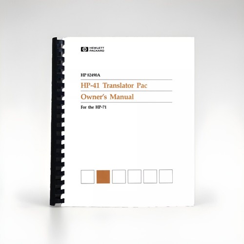 Manual for hewlett packard - hewlett,