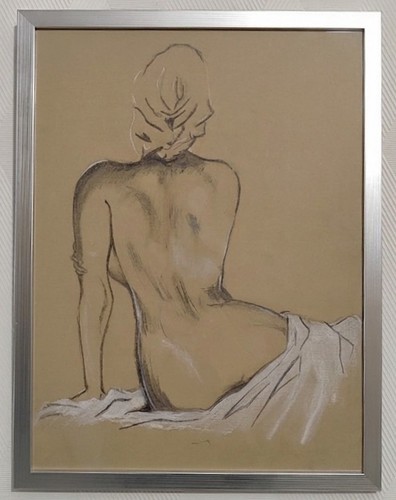 Dessin art féminin - d'art, nu