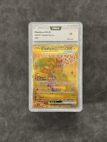 Carte pokémon pikachu fa - carte,