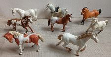 Lot figurine Schleich de 8 chevaux type Pur sang  - Anglo arabe - Appaloosa