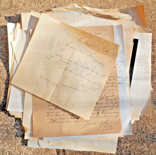 Vieux papier lot 130 - vieux,