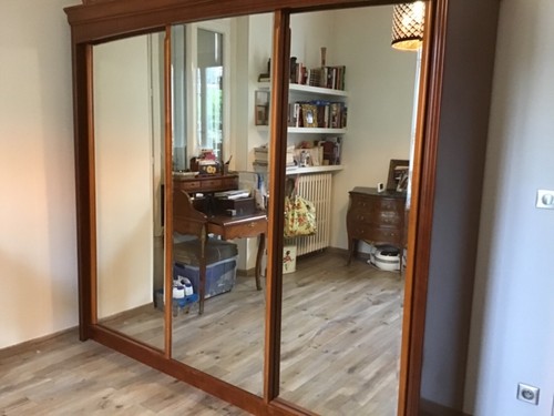 Armoire merisier massif - massif, en
