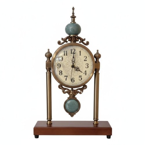 Horloge vintage bois design - en,