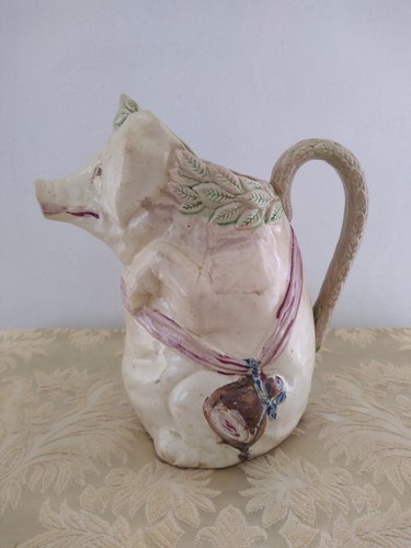 Ancien pichet cochon au - pichet,