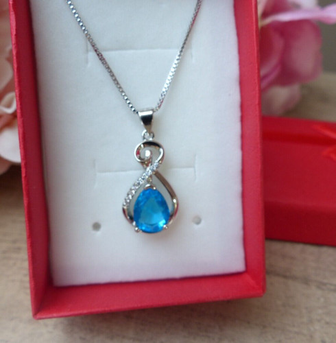 Collier pendentif goutte eau - goutte, d'eau