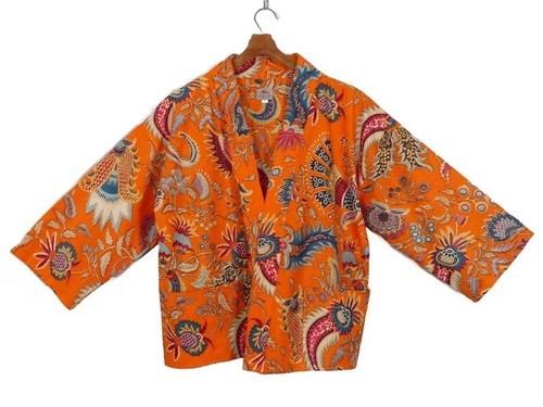 Veste indienne courte coton - veste,