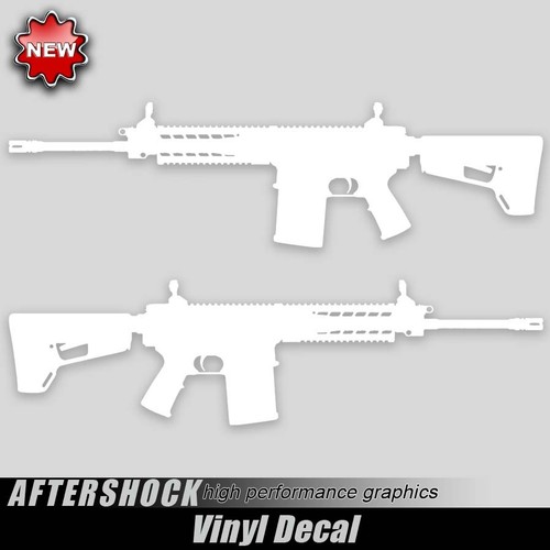 716 patrol gun decal - gun, ar-10