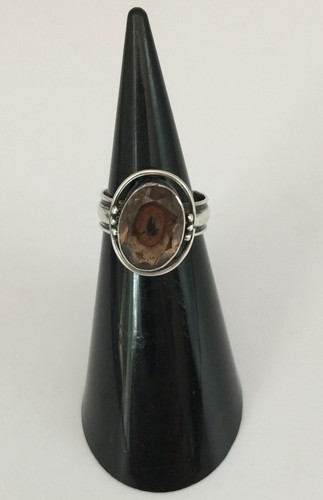 Bague argent cabochon - argent/, ovale