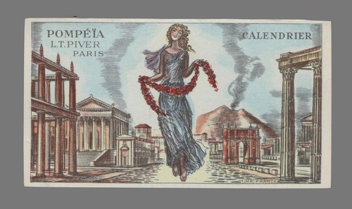 Carte publicitaire calendrier