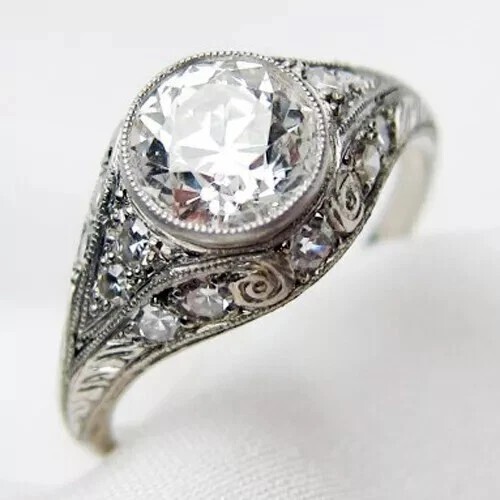 Ancienne bague fiançailles - ancienne,
