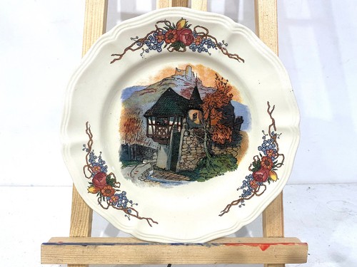 Ancienne assiette plate 20cm - ancienne,