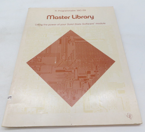 Programmable 58c master - programmable, 58c/59