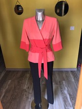 Veste blazer rose saumon - blazer,