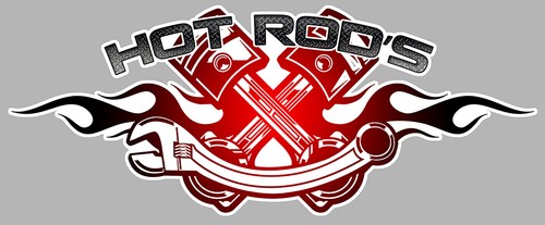 Hot rod flammes - flammes, biker