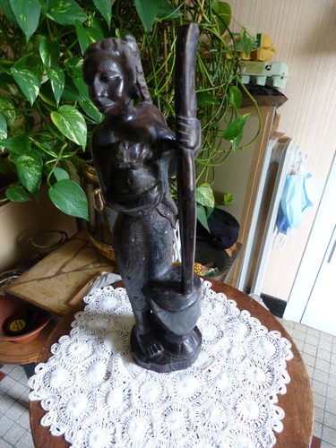Sculpture statue bois - sculpture,