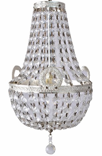 Lustre plaffonier pampilles