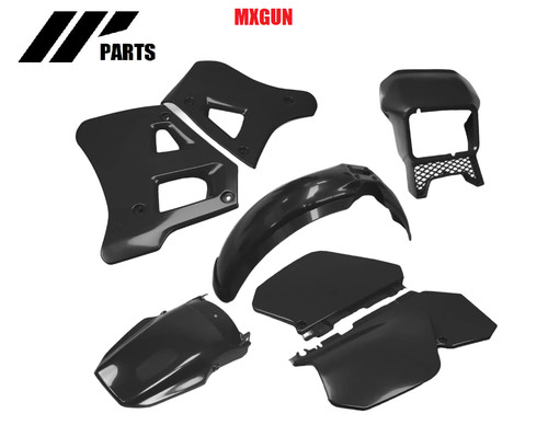 Kit plastique noir yamaha - noir, dt