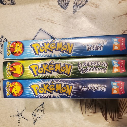 Cassettes vhs pokémon - pokémon,
