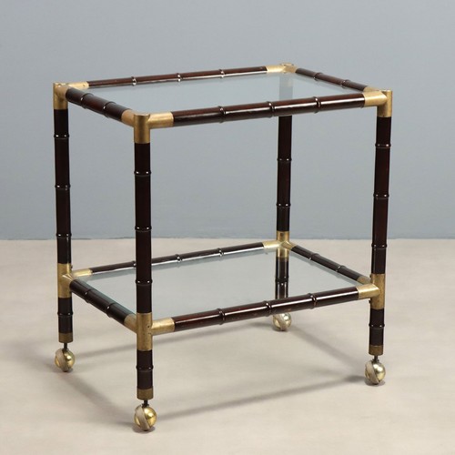 Table basse vintage - basse, bambou