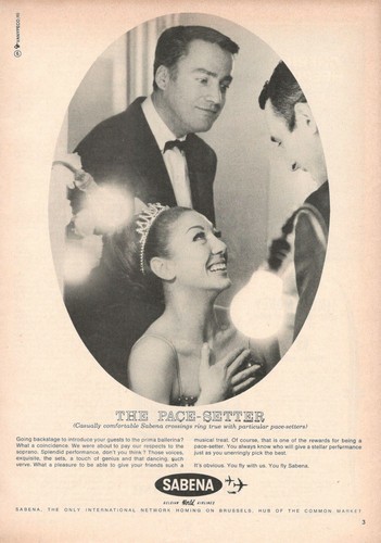 Sabena airlines belgique 1965 - airlines,