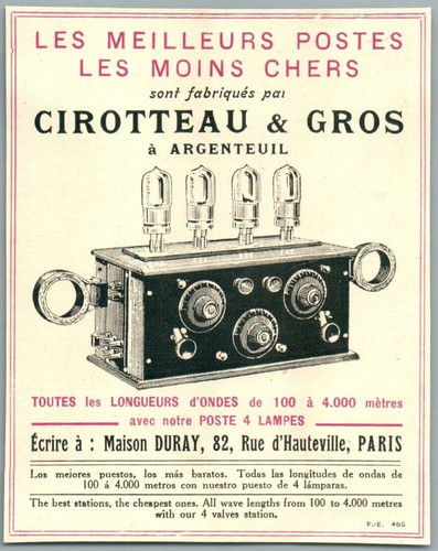 Cirotteau gros tsf radio - &,