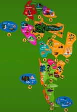 Magnet brossard savane carte - magnet,