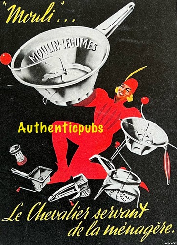 Publicite mouli moulin legumes - moulin,