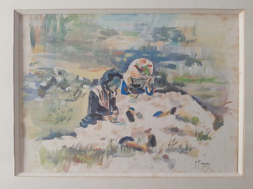 Aquarelle 1930 post - 1930,