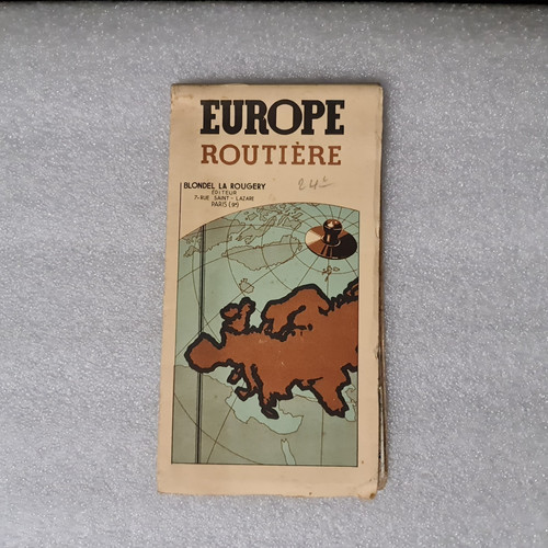 Ancienne carte routière