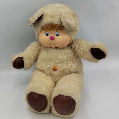 Ancienne peluche ours beige - ours,
