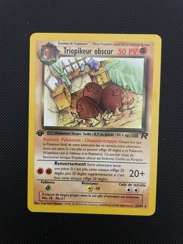 Carte pokémon triopikeur - pokémon,