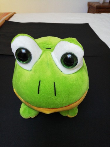 Tirelire grenouille peluche - grenouille, en