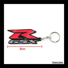 Porte Clé Moto en Gomme Souple + Chainette pour Suzuki GSXR 600 750 1000 1300 