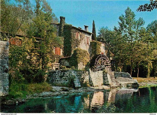 Carte postale moulin à eau - moulin,