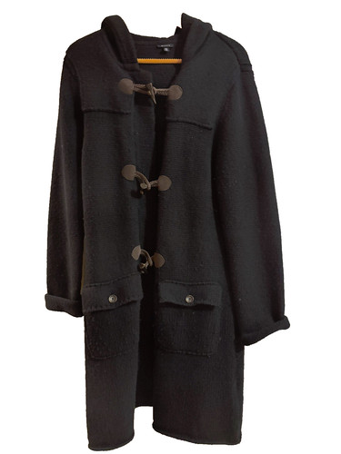 Gant veste longue laine - en,