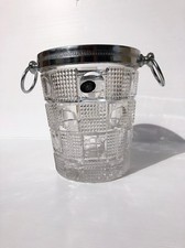 Magnifique Grand seau à Champagne en cristal taillé très lourd grande qualité 