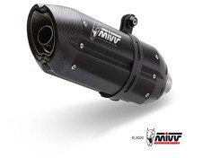 Pot D'Échappement en Acier Inoxydable Noir MIVV Son KTM 690 Enduro 2008 - 2013