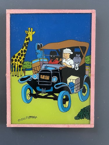 Tableau peinture sur verre - tableau,