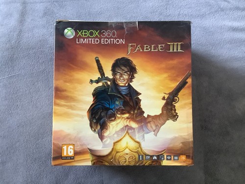 Console xbox 360 fable iii - xbox, box