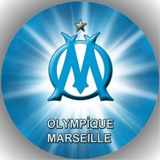 OM. Décoration de gâteau comestible, feuille de sucre, disque prédécoupé 20cm