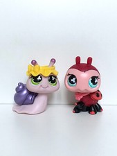LPS Littlest PetShop escargot 628 + coccinelle 629 + accessoires