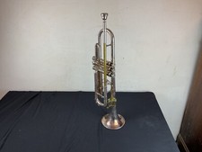 CORNET a PISTON Instrument de MUSIQUE Ancien argenté a Vent GAUDET .