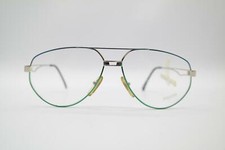 Vintage Amor 494 Or Bleu Vert Ovale Monture De Lunettes Lunettes NOS