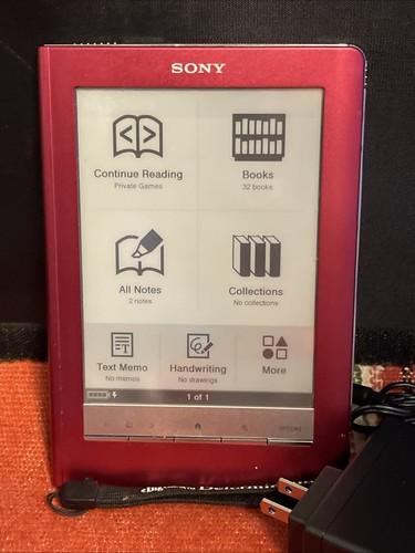 Sony prs 600 - prs-600, red