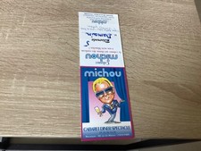 MICHOU-Carte cabaret spectacle