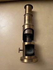 Microscope ancien en laiton