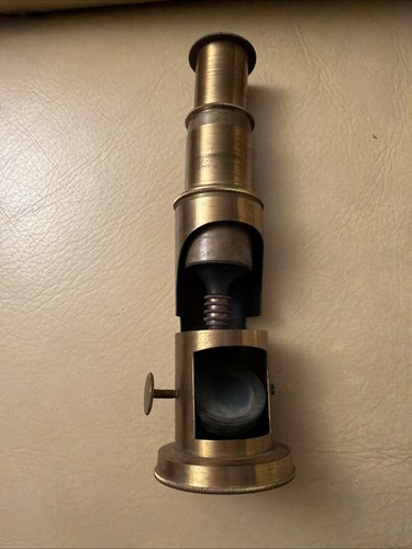 Microscope ancien laiton - microscope, en
